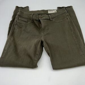 Pistola Olive Green Mossy Oak Zip Ankle Jeans Womens Size 30